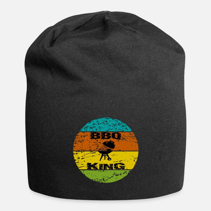 BBQ - Jersey-Beanie - Schwarz