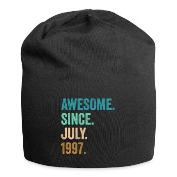 Génial depuis juillet 1997 25ème anniversaire - Bonnet en jersey - noir - Devant