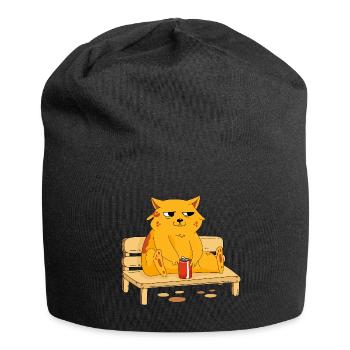 Juste de la bonne humeur - Bonnet en jersey - noir - Devant