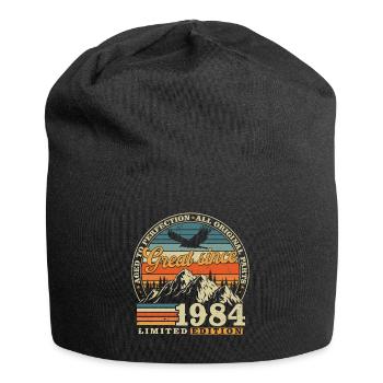 Great Since 1984 Vintage Birthday Gift - Jersey Beanie - black - Front