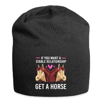 Horse racing - Jersey Beanie - black - Front