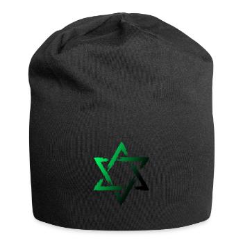 Star of David Green Judaism Jewish - Jersey Beanie - black - Front