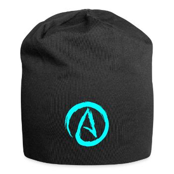 Atheismus Symbol Atheist - Jersey-Beanie - Schwarz - Vorne