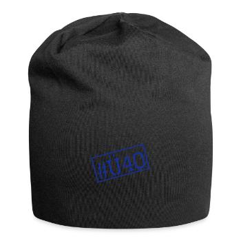 Ü 40 Geburtstag - Über 40 - 40. Geburtstag - Jersey-Beanie - Schwarz - Vorne