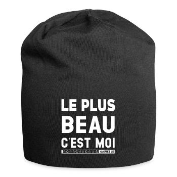 LE PLUS BEAU C'EST MOI - Bonnet en jersey - noir - Devant