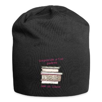 Sorprende a tus padres, lee un libro! - Jersey-Beanie - Schwarz - Vorne