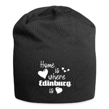 Home is where Edinburgh is - Jersey Beanie - black - Front