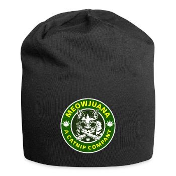 Cat and Meowjuana - Jersey Beanie - black - Front