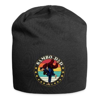 Compétition sportive de lutte de sambo Russie - Bonnet en jersey - noir - Devant