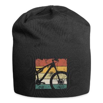 Mountain Biking Mountain Bike Mountain Biker Mtb - Jersey Beanie - black - Front