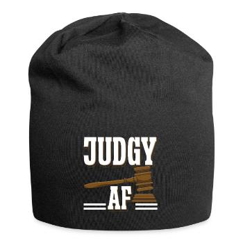 Judgy AF - Jersey-Beanie - Schwarz - Vorne