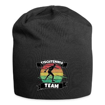 Tischtennis Team - Jersey-Beanie - Schwarz - Vorne