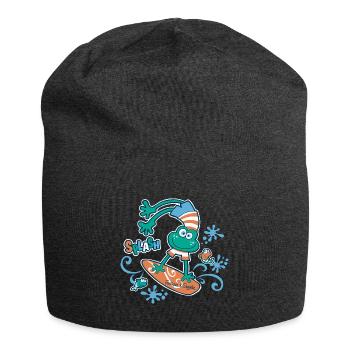 Splash - Surfer's Happiness - Jersey Beanie - charcoal grey - Front