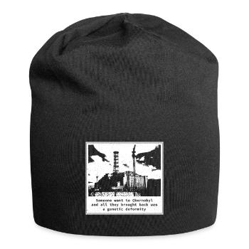 Genetic deformity Chernobyl Cadeau radiation - Bonnet en jersey - noir - Devant