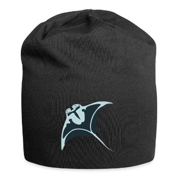 Meerestiere - Jersey-Beanie - Schwarz - Vorne