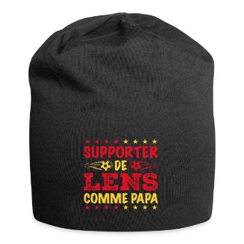 Je Suis Un Supporter De Lens Parfait - Bonnet en jersey - noir - Devant