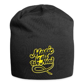Music Is All We Need - Jersey Beanie - black - Front
