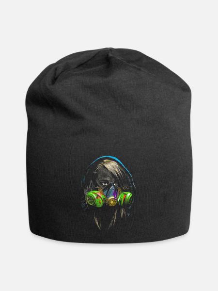 graffiti - Bonnet en jersey - noir