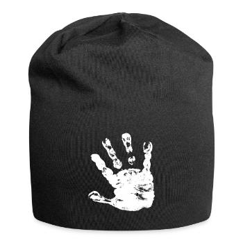 Handabdruck Kids - Jersey-Beanie - Schwarz - Vorne