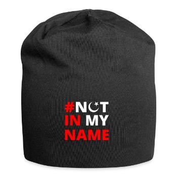 PAS EN MON NOM MUSULMAN ISLAM - Bonnet en jersey - noir - Devant