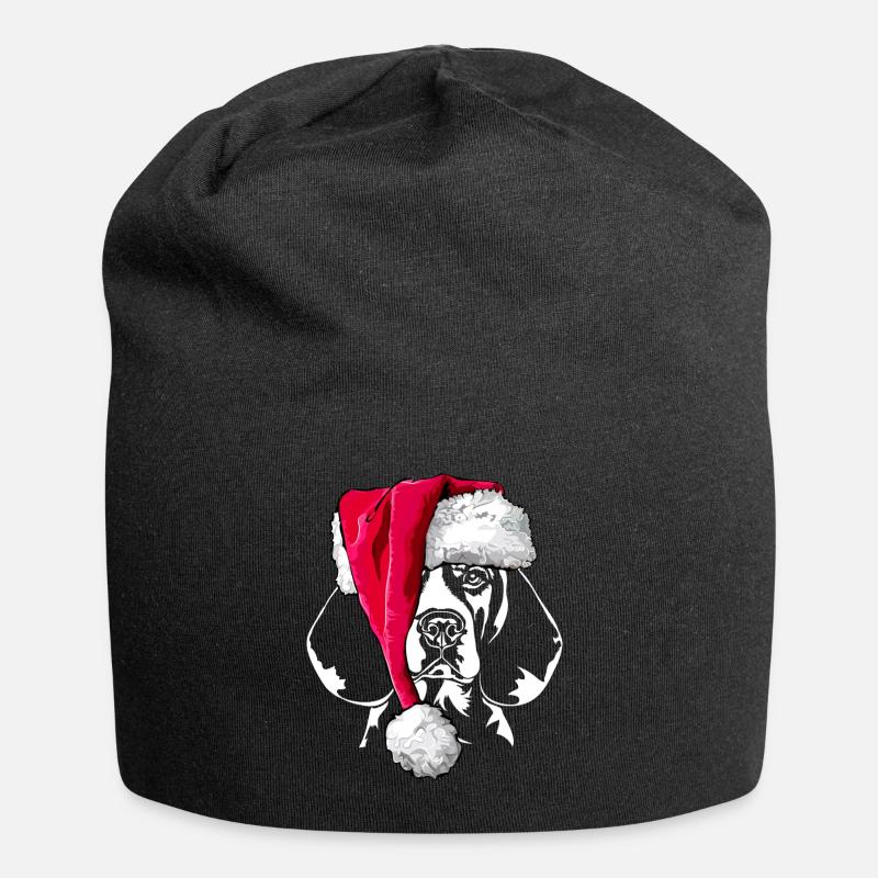 BEAGLE Weihnachten Geschenk - Jersey-Beanie - Schwarz