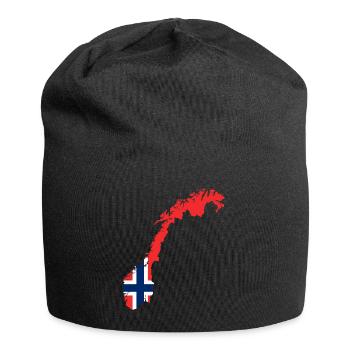 Norwegen Norway - Jersey-Beanie - Schwarz - Vorne
