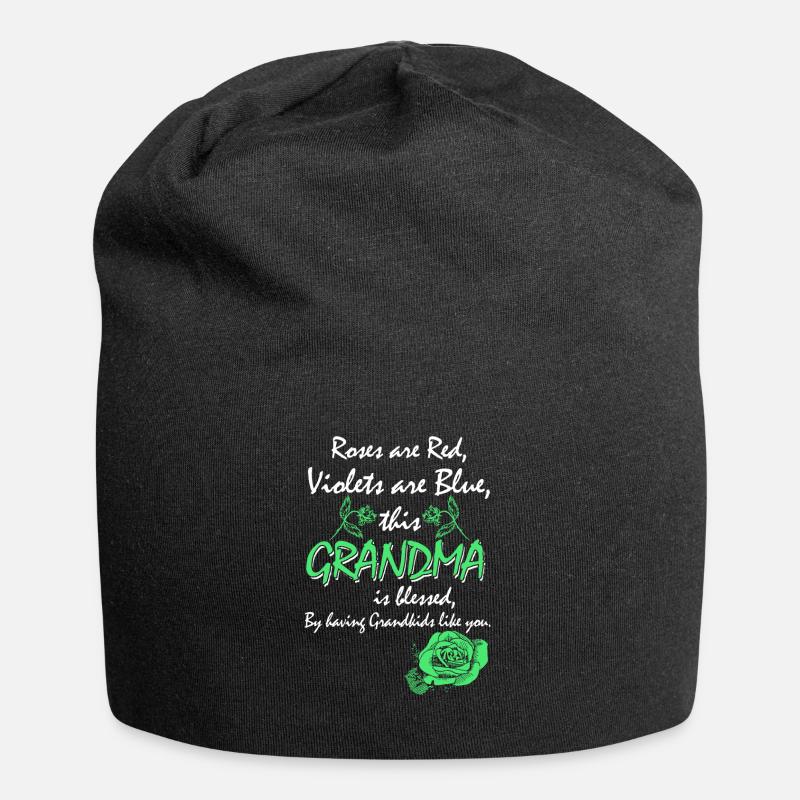 Cette grand-mère est béni - Bonnet en jersey - noir