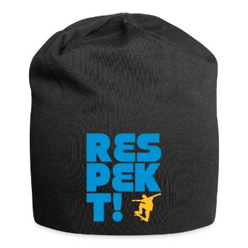 respect skateboard - Jersey Beanie - black - Front