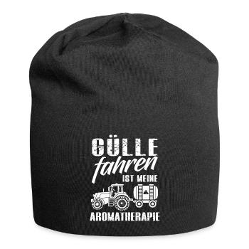 Traktor Shirt · Landwirtschaft · Aromatherapie - Jersey-Beanie - Schwarz - Vorne