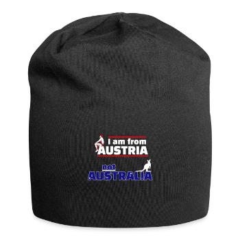 I am from Austria not Australia - musicmaker12 - Jersey-Beanie - Schwarz - Vorne