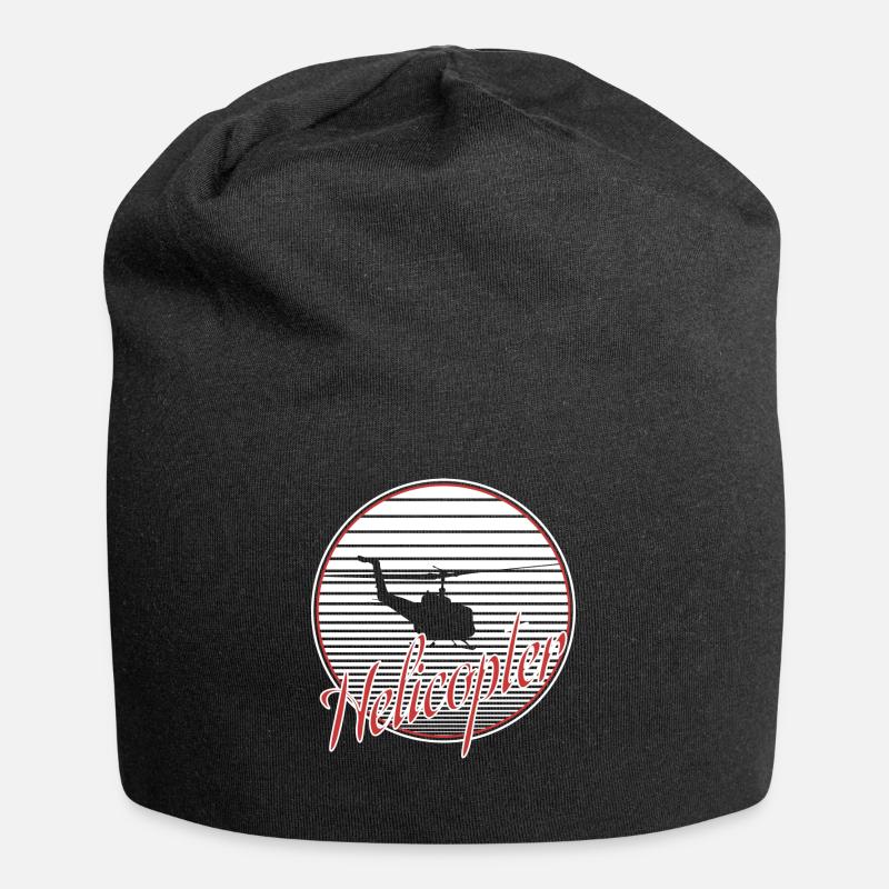 hélicoptère - Bonnet en jersey - noir