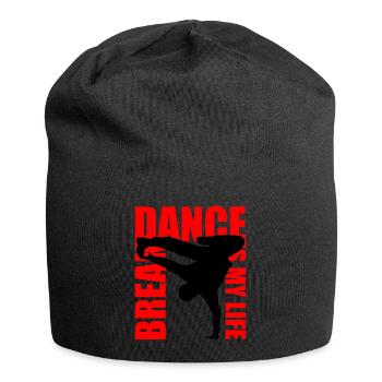 break dance is my life - Jersey Beanie - black - Front