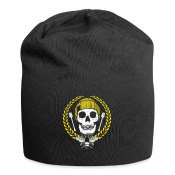 BEEKEEPER BEES HONEY BEE KEEPER GIFT HOBBY JOB - Jersey Beanie - black - Front