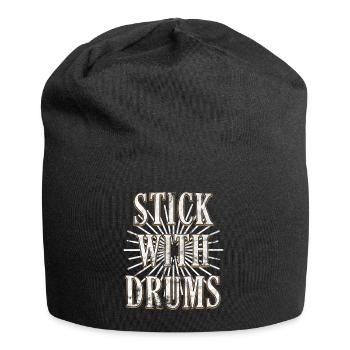 Drums - Jersey Beanie - black - Front