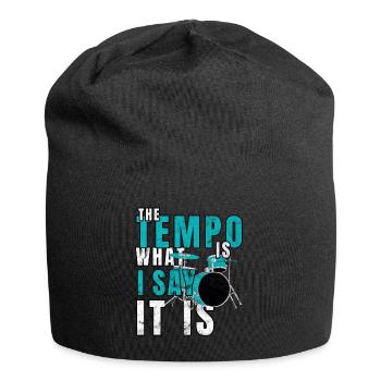 Drums - Jersey Beanie - black - Front