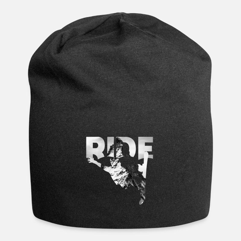 Snowboarding - Jersey-Beanie - Schwarz