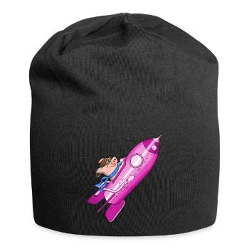 rocket - Jersey Beanie - black - Front