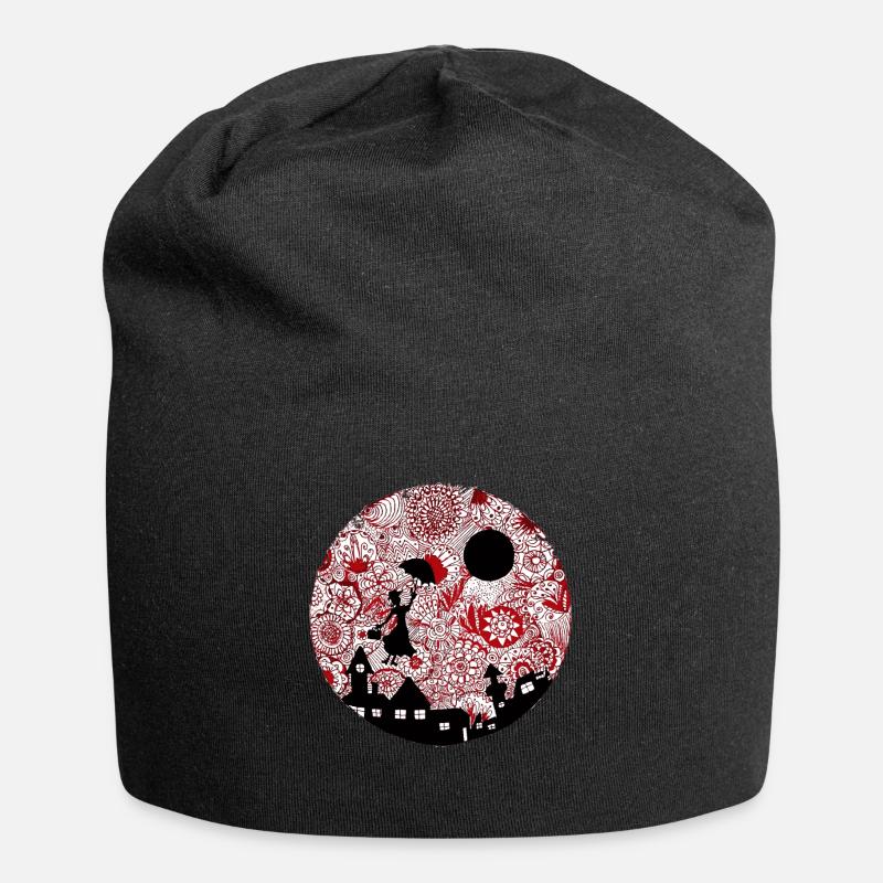 Singendes Kindermädchen Mary - Jersey-Beanie - Schwarz
