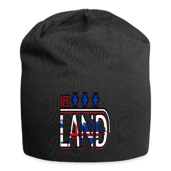 Islande - Bonnet en jersey - noir - Devant