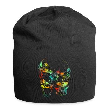 Skulls - Jersey-Beanie - Schwarz - Vorne