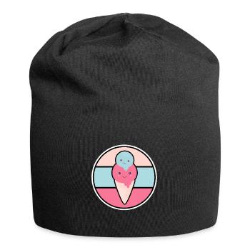 CRÈME GLACÉE Edition 1 - Bonnet en jersey - noir - Devant
