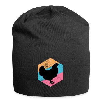 POULET - Bonnet en jersey - noir - Devant