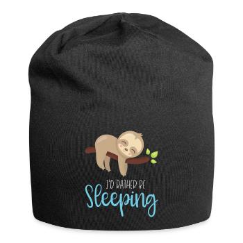 Je préfèrerais dormir - Bonnet en jersey - noir - Devant