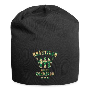 Bräutigam Begleitkommando (JGA / Camouflage / PNG) - Jersey-Beanie - Schwarz - Vorne