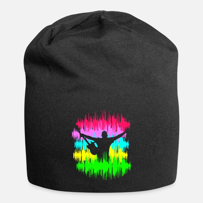 festival - Jersey-Beanie - Schwarz