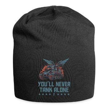 You'll never tank alone Tanks Blitz Graphic - Jersey Beanie - black - Front
