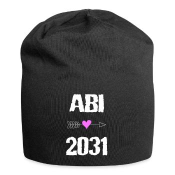 ABI 2031 - Jersey-Beanie - Schwarz - Vorne