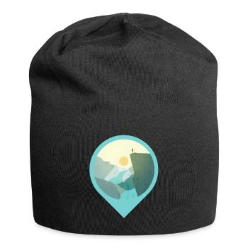 Norway Preikestolen Souvenir - Jersey Beanie - black - Front