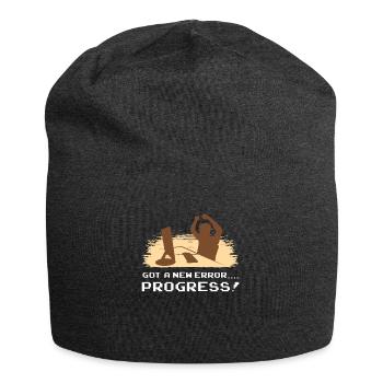Informatiker Programm Software-Entwicklungsprozess - Jersey-Beanie - Anthrazit - Vorne
