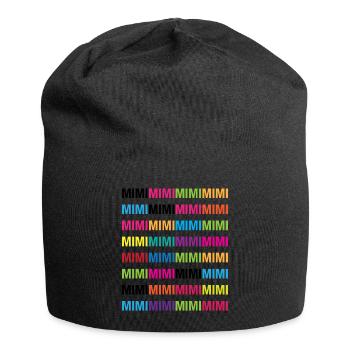 Mimimi - Jersey-Beanie - Schwarz - Vorne